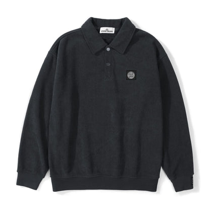 Stone Island Embroidered fleece sweatshirt