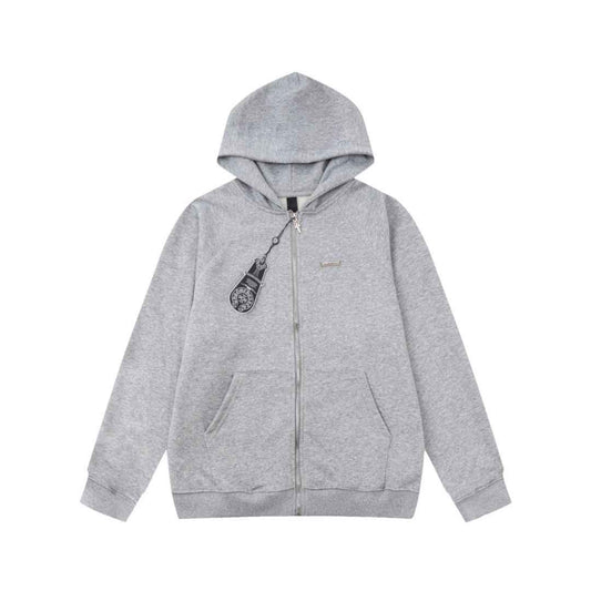 CH Embroidered Zip Hoodie