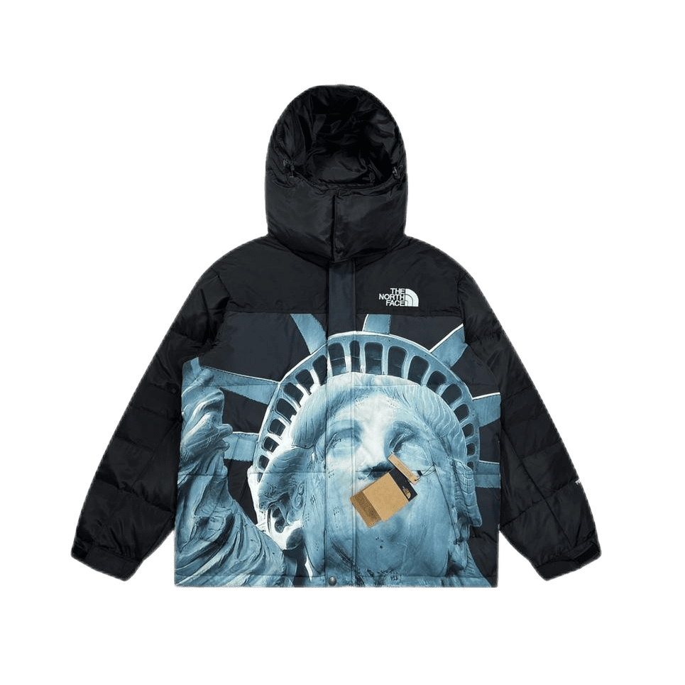 SUPRME X TNF STATUE OF LIBERTY JOINT DOWN JACKET