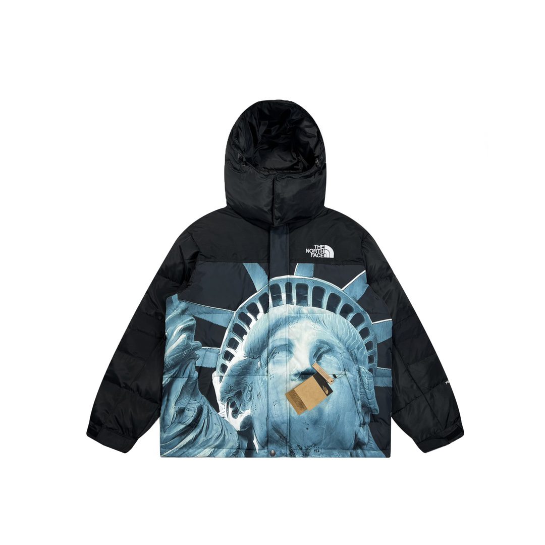 SUPRME X TNF STATUE OF LIBERTY JOINT DOWN JACKET