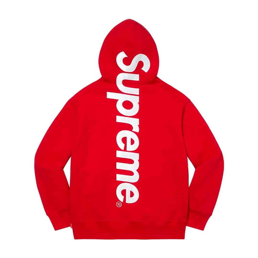 Suprme 22FW Satin Appliqué Hoodie